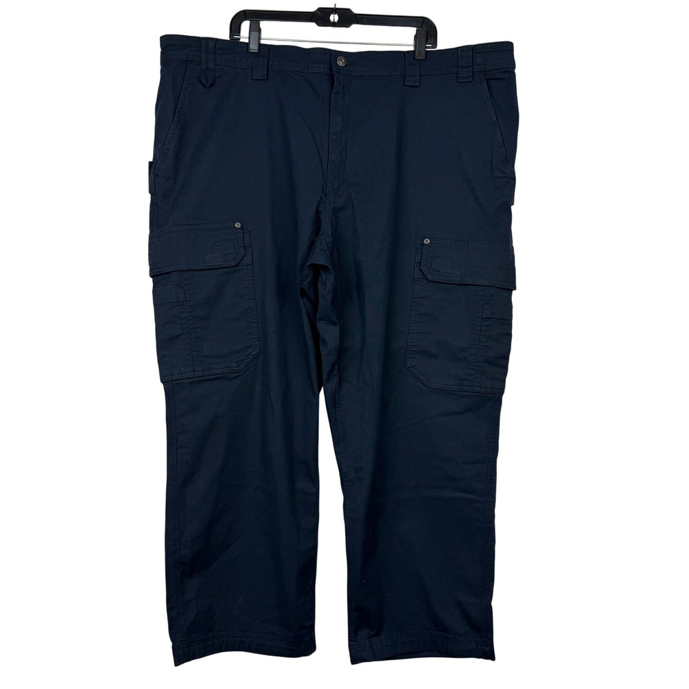 NEW Duluth Trading Co DuluthFlex Fire Hose Cargo Pant Mens 48x30 Relaxed Navy